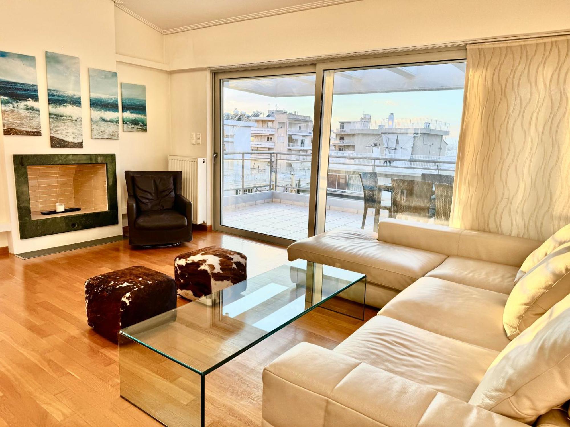 Elvita Athens Sea View Maisonette Lägenhet Exteriör bild