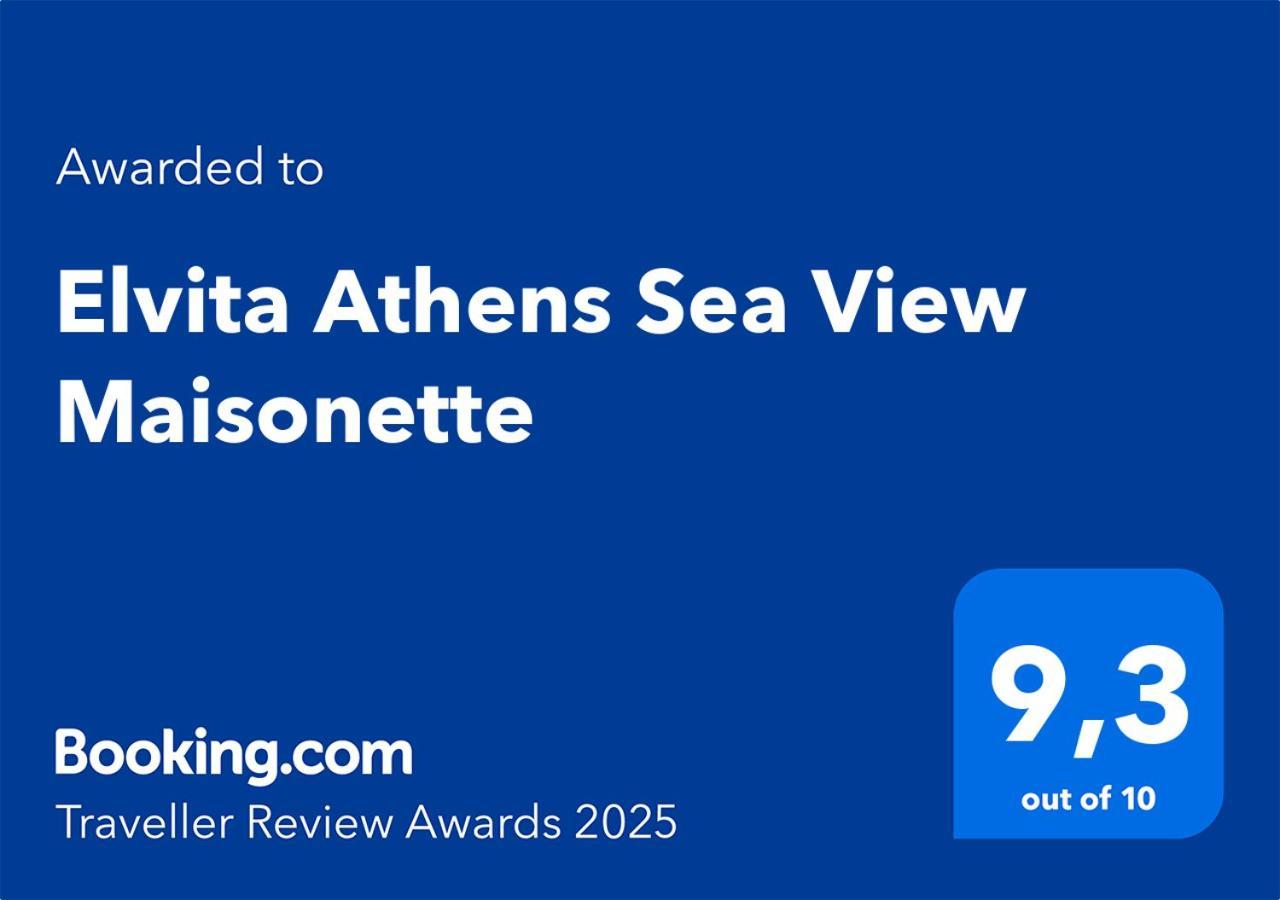 Elvita Athens Sea View Maisonette Exteriör bild
