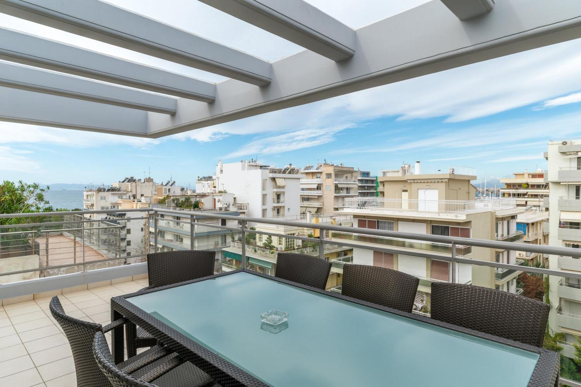 Elvita Athens Sea View Maisonette Exteriör bild