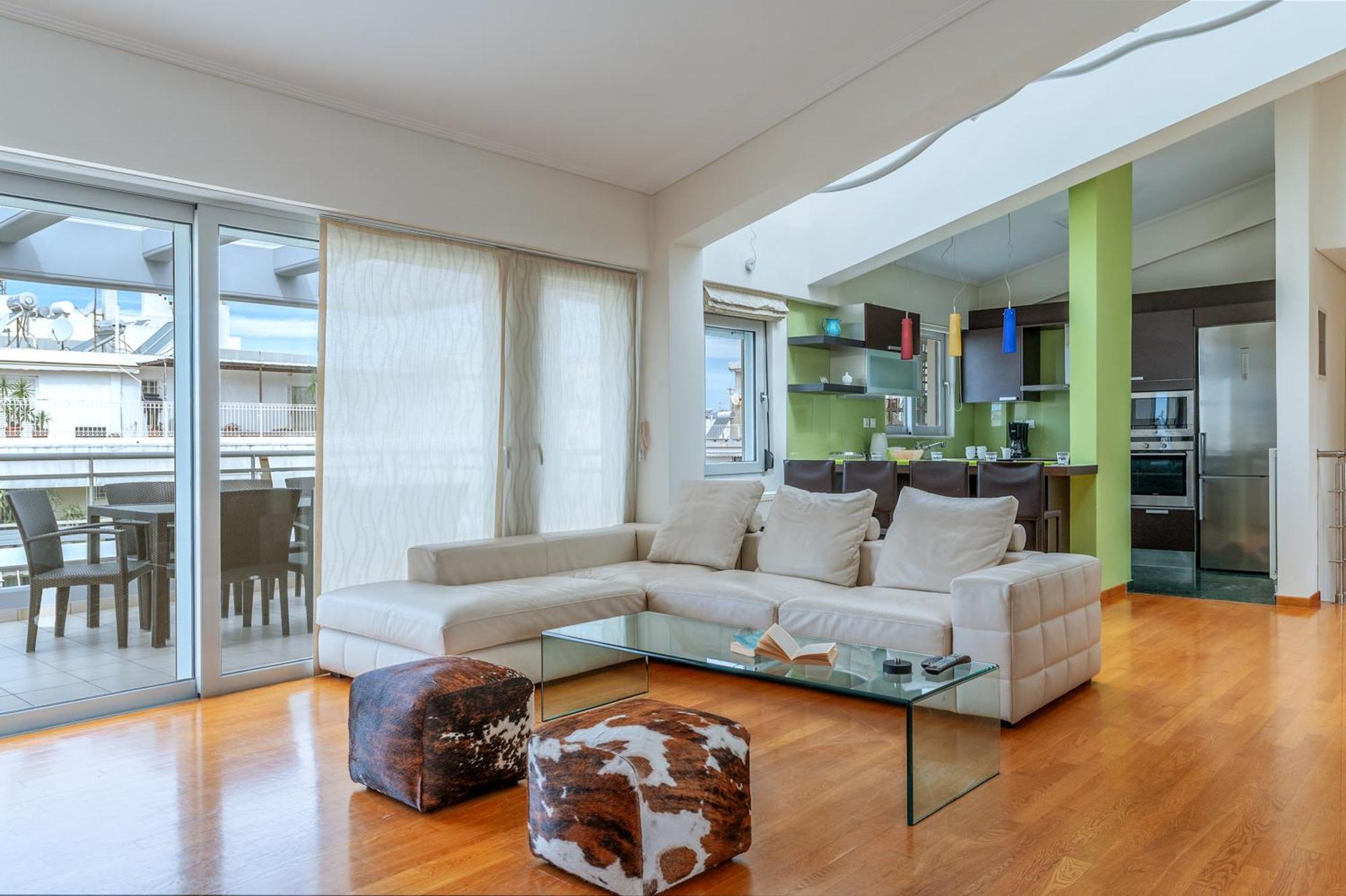 Elvita Athens Sea View Maisonette Exteriör bild