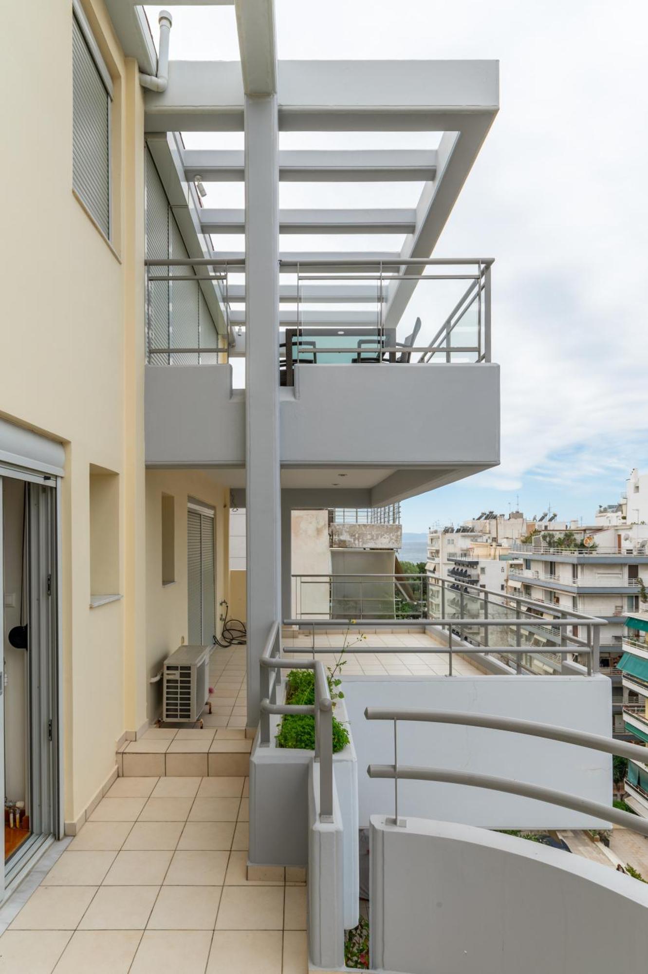 Elvita Athens Sea View Maisonette Exteriör bild