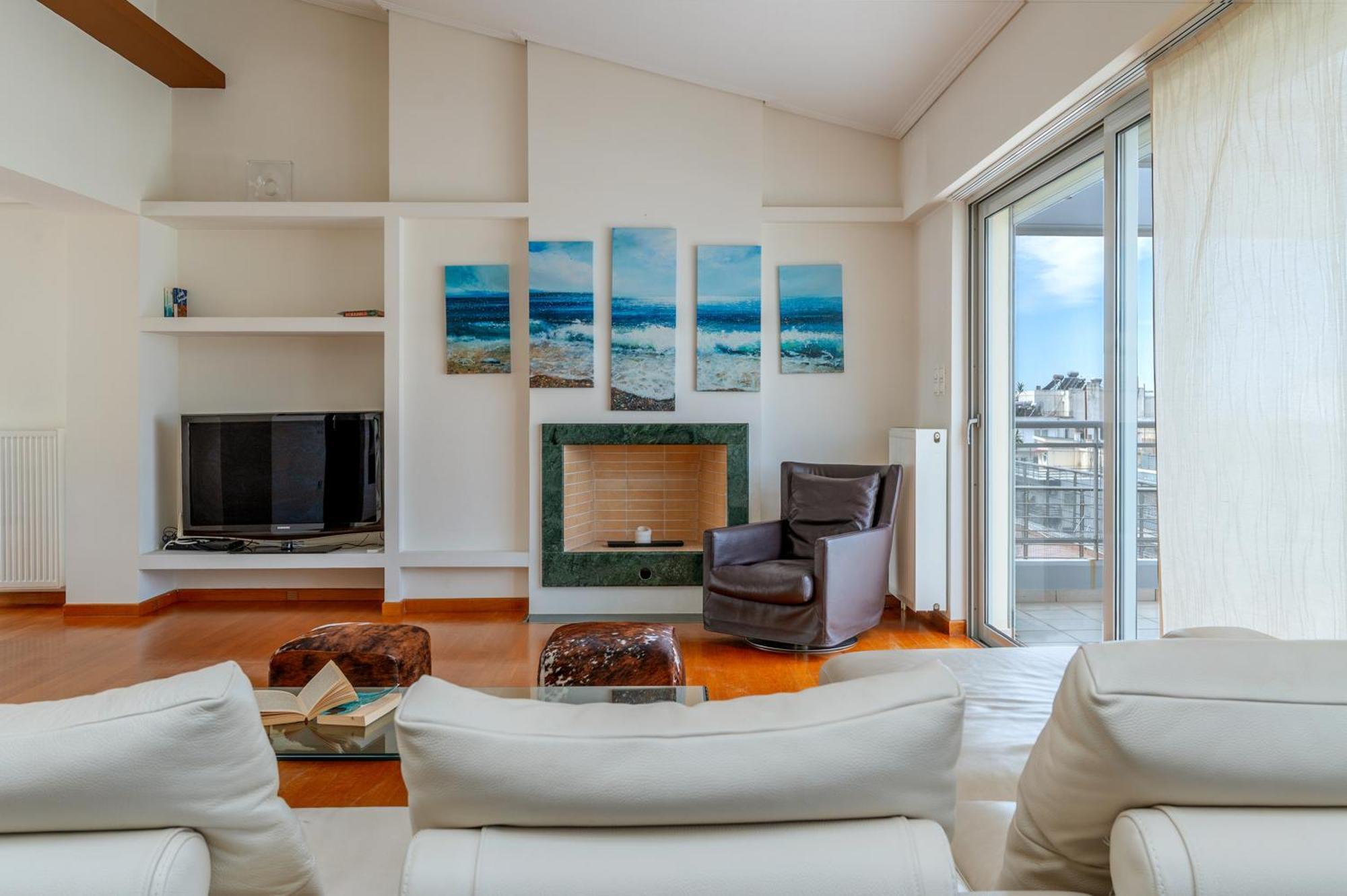 Elvita Athens Sea View Maisonette Exteriör bild
